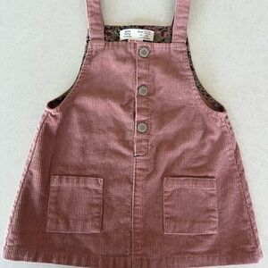 Pink Corduroy Dress Jumper